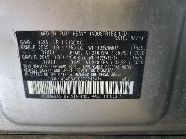 2015 Subaru Outback 2.5I Premium