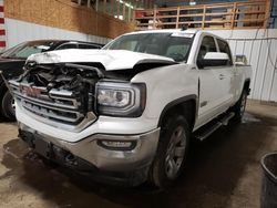 Salvage trucks for sale at Anchorage, AK auction: 2016 GMC Sierra K1500 SLE