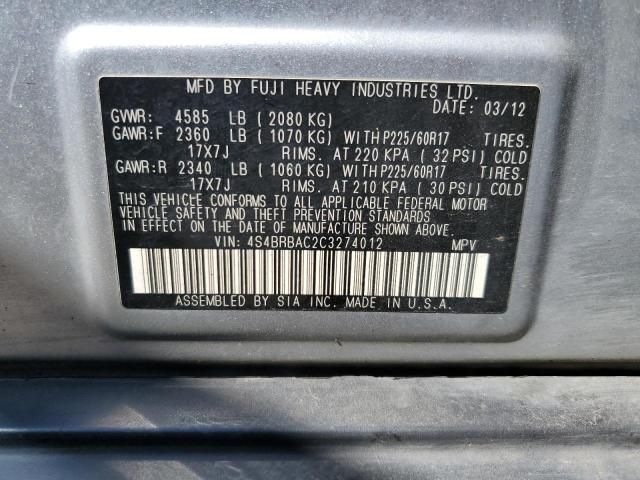 2012 Subaru Outback 2.5I