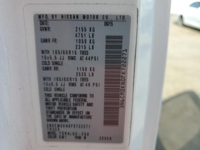 2015 Nissan NV200 2.5S