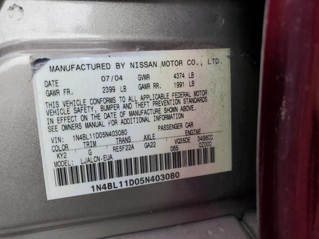 2005 Nissan Altima SE