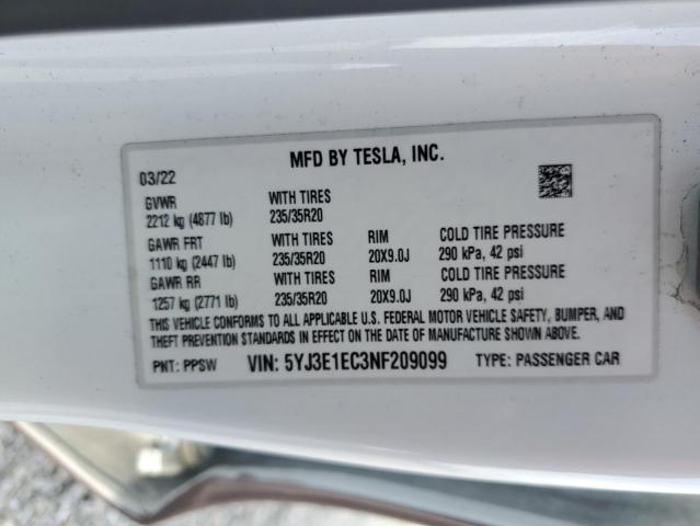 2022 Tesla Model 3