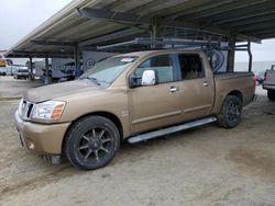 Salvage trucks for sale at Hayward, CA auction: 2004 Nissan Titan XE