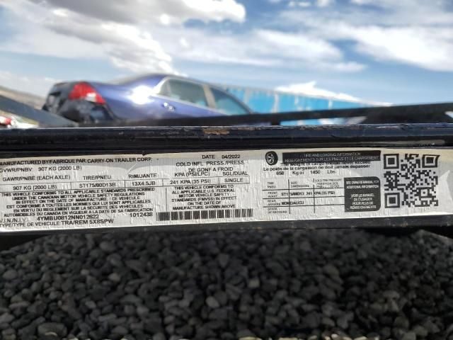 2022 Cotc 2022 CARRY-ON Utility Trailer