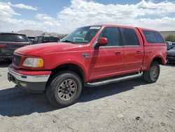 Salvage trucks for sale at Las Vegas, NV auction: 2001 Ford F150 Supercrew