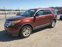 Ford Explorer salvage cars for sale: 2015 Ford Explorer XLT