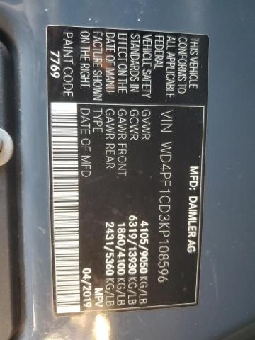 2019 Mercedes-Benz Sprinter 2500/3500