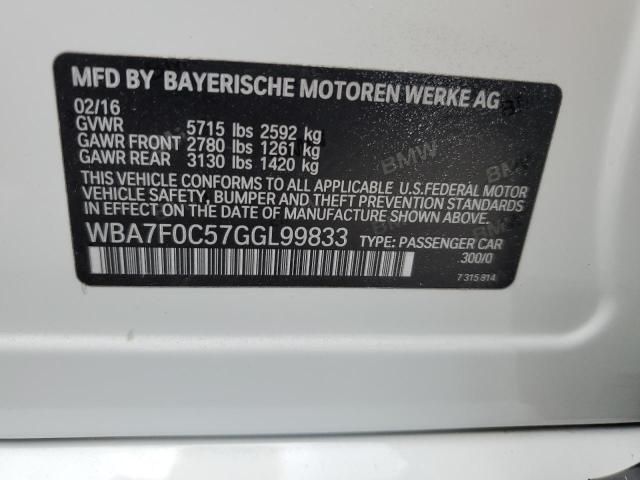 2016 BMW 750 I