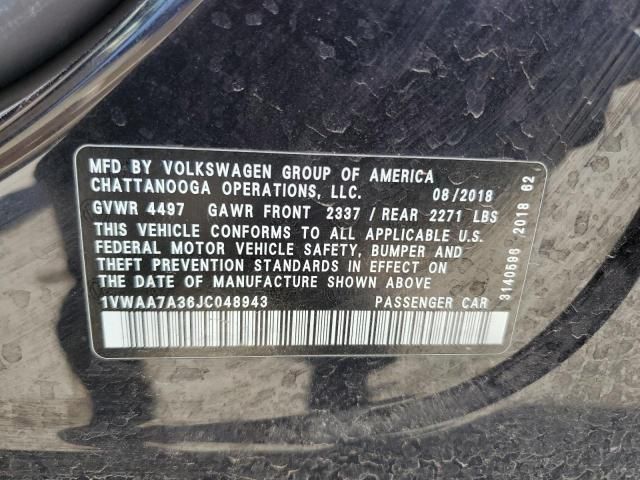 2018 Volkswagen Passat S
