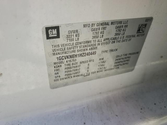 2017 Chevrolet Silverado K1500