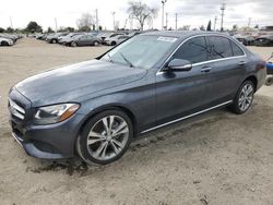 Salvage cars for sale from Copart Los Angeles, CA: 2015 Mercedes-Benz C 300 4matic