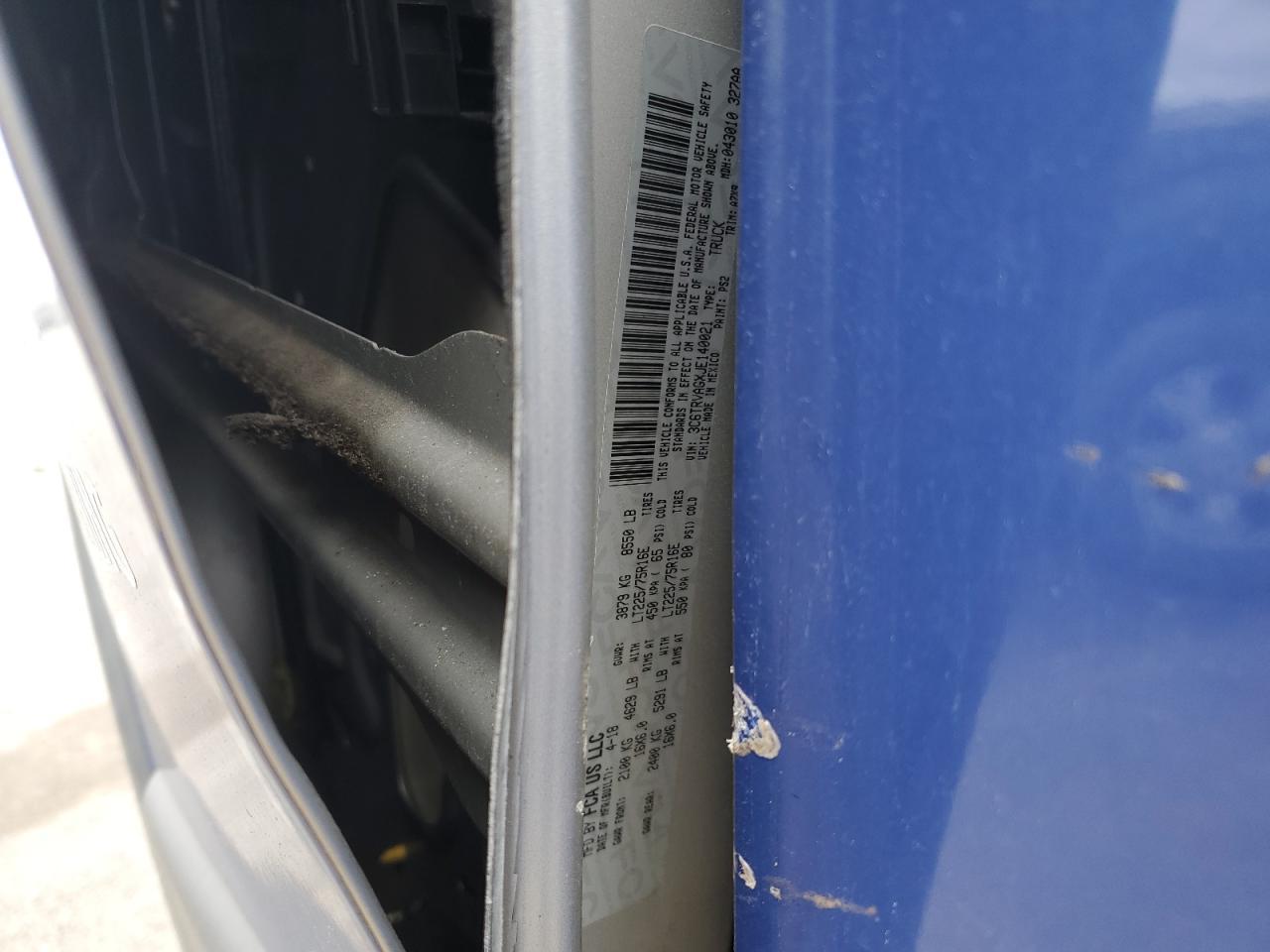 2018 Dodge RAM Promaster 1500 1500 Standard