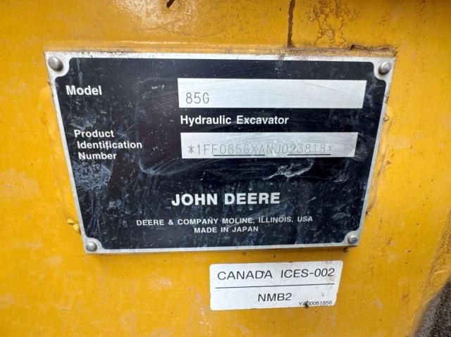 2022 John Deere 85F