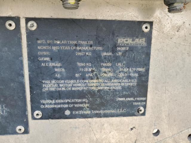 2020 Polar 2019 Polar Tank Trailer