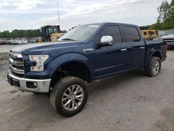 Salvage cars for sale from Copart Dunn, NC: 2016 Ford F150 Supercrew