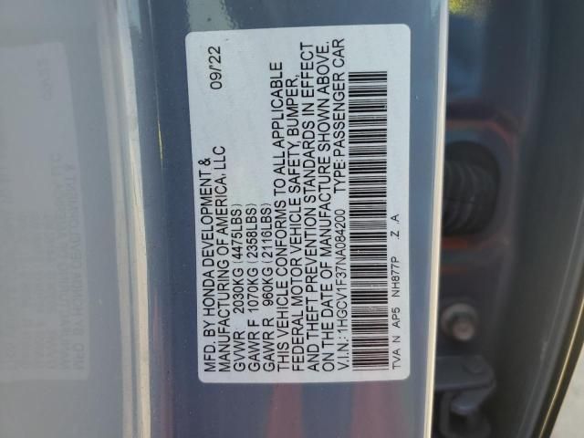 2022 Honda Accord Sport
