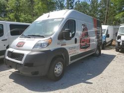 Salvage trucks for sale at Sandston, VA auction: 2022 Dodge RAM Promaster 3500 3500 High