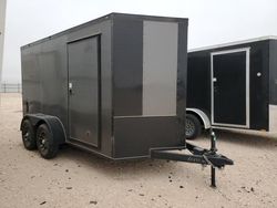 Salvage trucks for sale at Andrews, TX auction: 2024 Rockscargo 2024 Rock Solid Cargo Enclosed Cargo Trailer