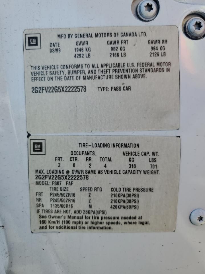 1999 Pontiac Firebird Formula
