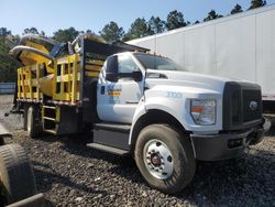 Ford Vehiculos salvage en venta: 2024 Ford F650 Super Duty Flatbed Truck With Crash Attenuato