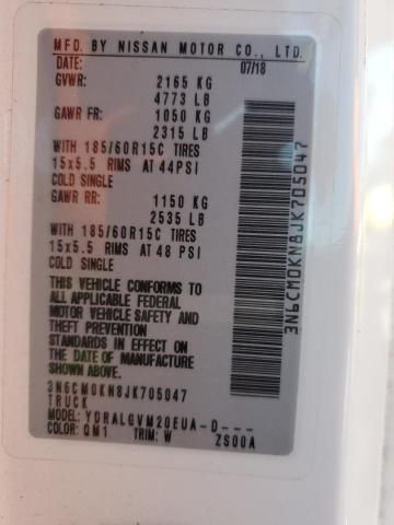 2018 Nissan NV200 2.5S
