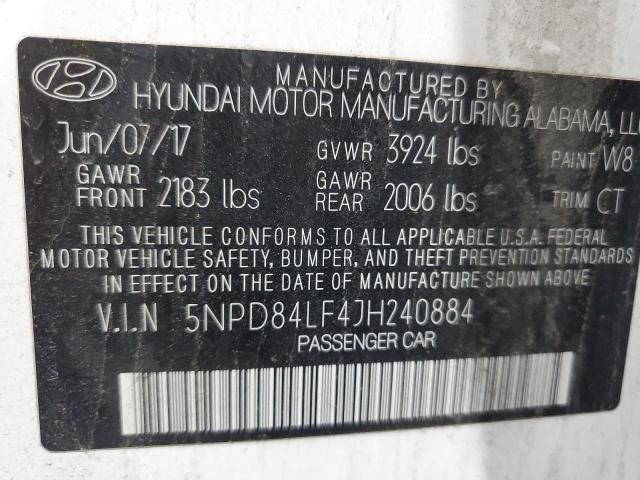2018 Hyundai Elantra SEL