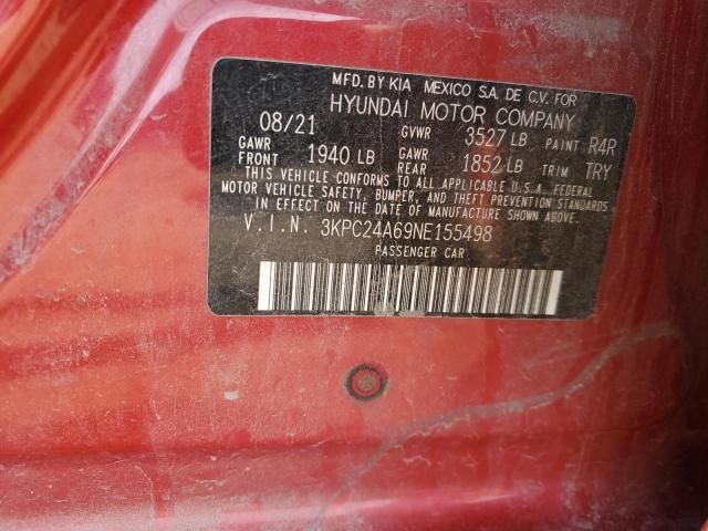 2022 Hyundai Accent SE