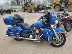 Salvage motorcycles for sale at Pekin, IL auction: 2008 Harley-Davidson Flhtcui