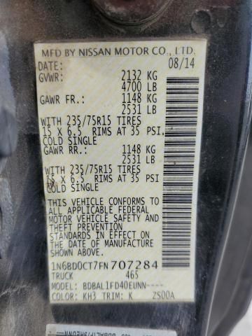 2015 Nissan Frontier S