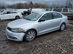 Volkswagen salvage cars for sale: 2012 Volkswagen Jetta Base