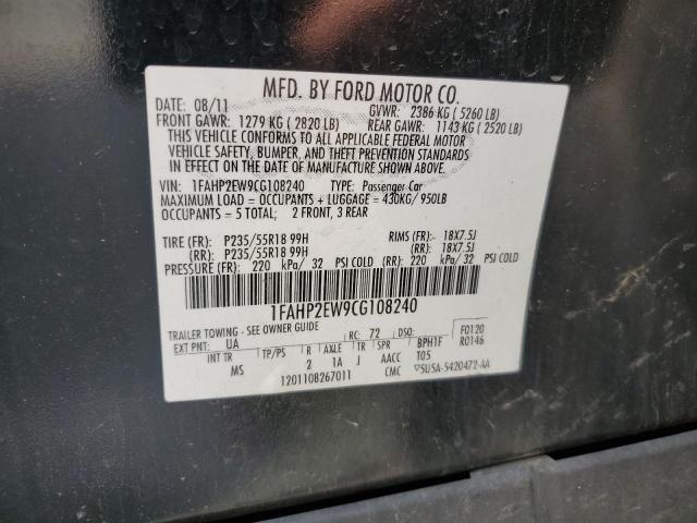 2012 Ford Taurus sel