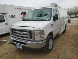 Salvage trucks for sale at Kansas City, KS auction: 2018 Ford Econoline E350 Super Duty Cutaway Van