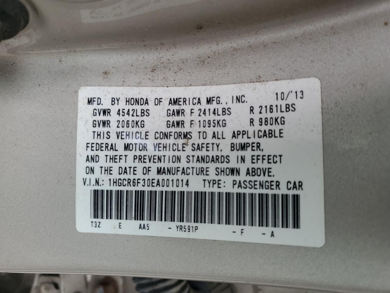 2014 Honda Accord Hybrid