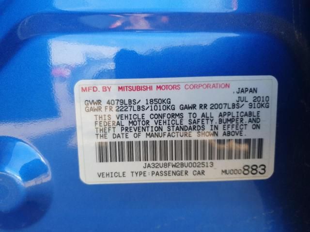 2011 Mitsubishi Lancer GTS