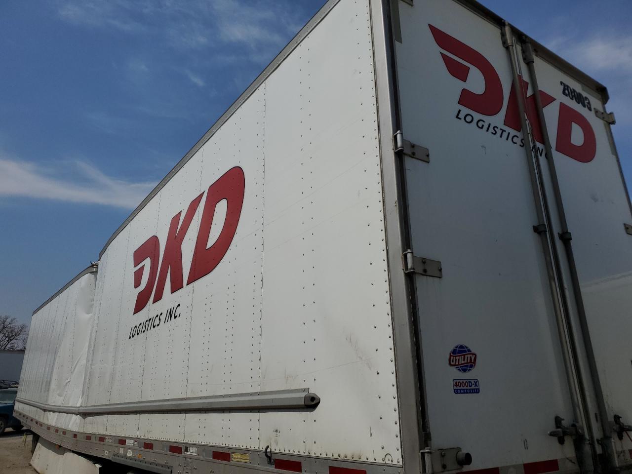 2019 Utility VS2DX DRY Van Trailer