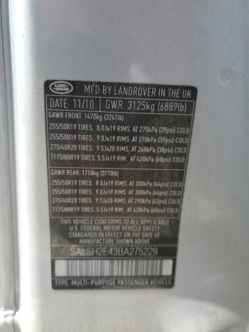 2011 Land Rover Range Rover Sport SC