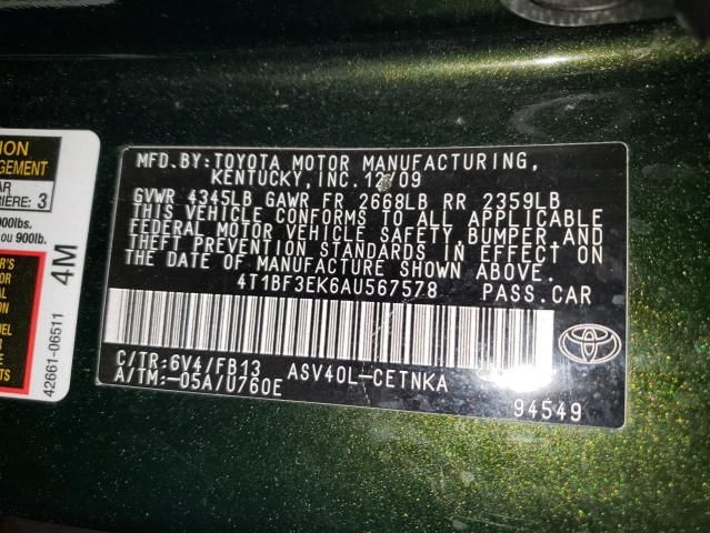 2010 Toyota Camry Base
