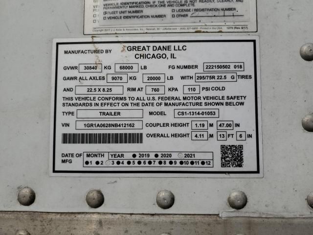 2022 Great Dane DRY Van Trailer