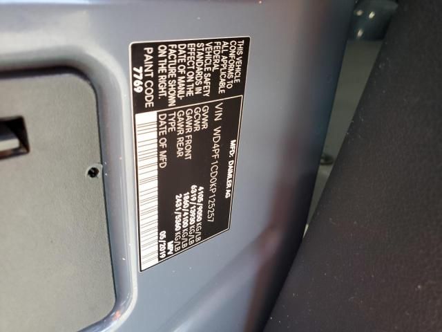 2019 Mercedes-Benz Sprinter 2500/3500