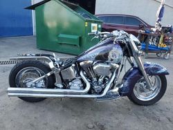 Salvage motorcycles for sale at Hillsborough, NJ auction: 1999 Harley-Davidson Flstc
