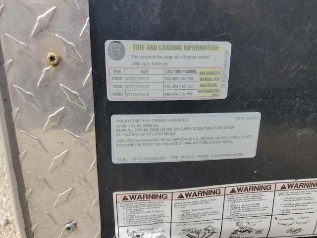 2021 Cynergy 8.5X24TA3ADVANCED Enclosed Cargo Trailer