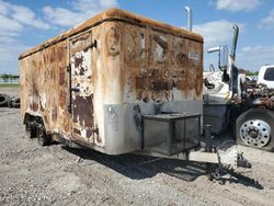 Salvage trucks for sale at Houston, TX auction: 2024 Rawmaxx CT-16-27K Enclosed Cargo Trailer