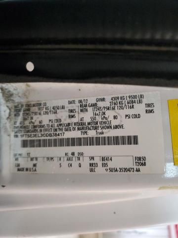 2012 Ford Econoline E350 Super Duty Van