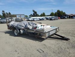 Salvage trucks for sale at American Canyon, CA auction: 2008 West Coast Utility Trailer