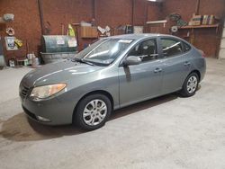 Salvage cars for sale from Copart Ebensburg, PA: 2010 Hyundai Elantra Blue