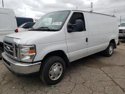 Salvage trucks for sale at Woodhaven, MI auction: 2014 Ford Econoline E150 Van