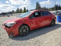 Salvage cars for sale from Copart Graham, WA: 2016 Toyota Corolla L