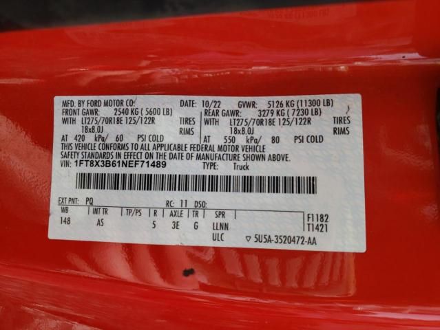 2022 Ford F350 Super Duty