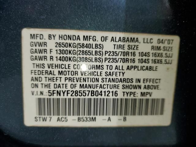 2007 Honda Pilot EXL