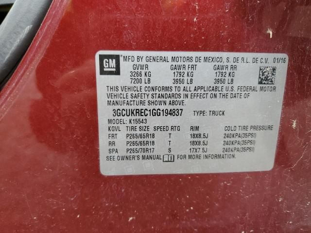 2016 Chevrolet Silverado K1500 LT